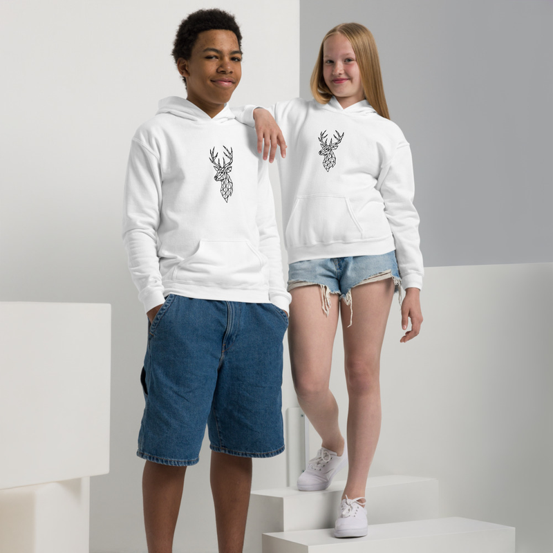 Kinder Hoodie Hirschmotiv – Bild 13