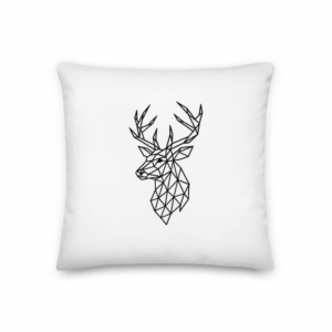 Premium Kissen Hirschmotiv