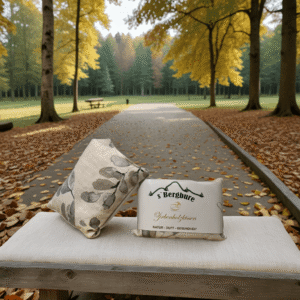 Zirbenholzkissen hellgrau