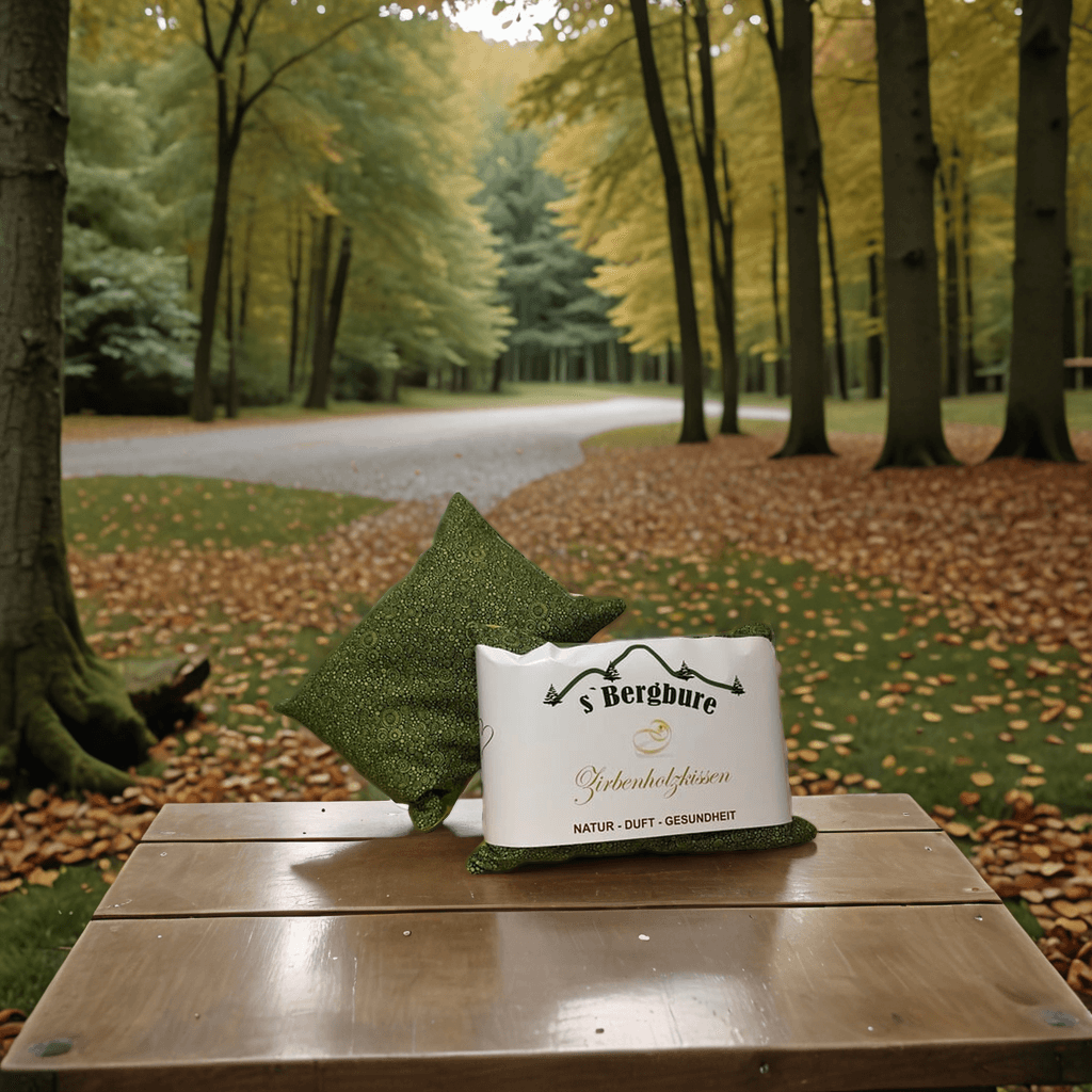 Zirbenholzkissen grün