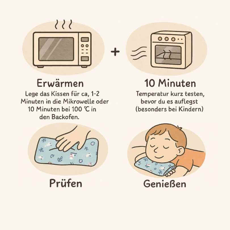 Kirschsteinkissen „Blütenzauber“ – Bild 2